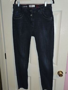 Cecil Dark Blue Skinny Jeans - Slim Fit